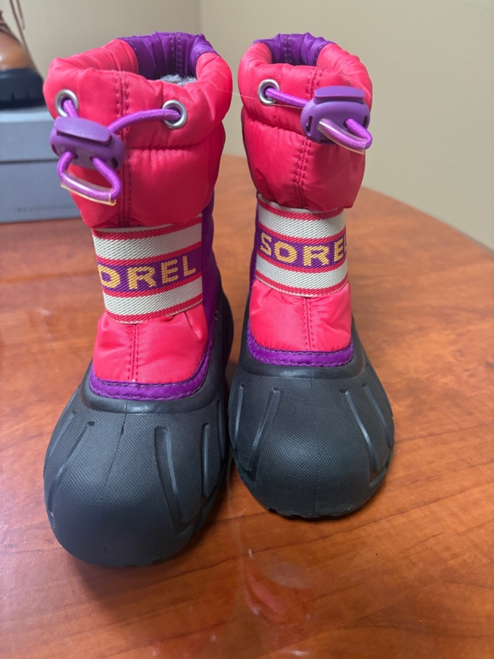 Sorel Kids Red & Purple Winter Boots
